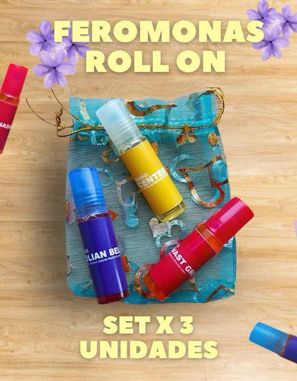 KIT x3 Feromonas Mujer Roll On