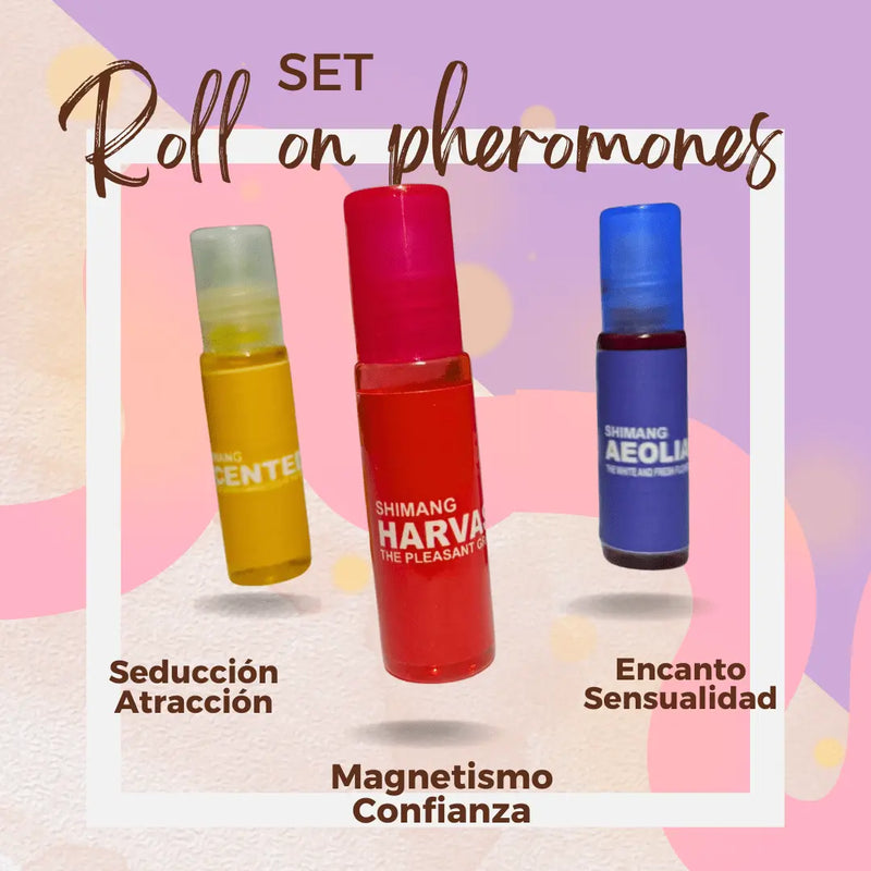 KIT x3 Feromonas Mujer Roll On
